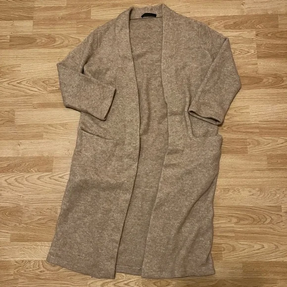 Jenni Kayne Long ‘Sweater Coat’ Open Front Cardigan - Picture 3 of 9